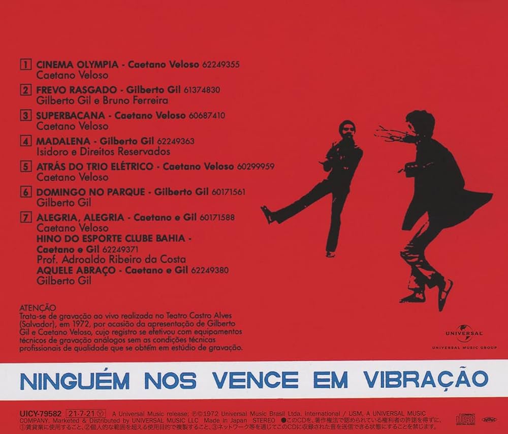 Caetano Veloso - Barra 69 (Japanese Reissue) (Brazil's